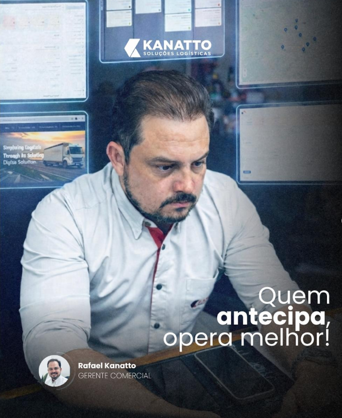 Rafael Kanatto — Gerente Comercial Kanatto, acompanhando painéis operacionais